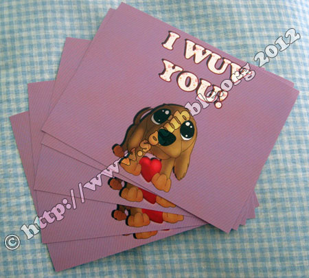Limited Edition ‘Wuv You’ Mini Prints!